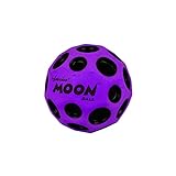 Waboba AZ-321-P Moon Ball – am Höchsten Springender Gummiball – Patentiertes Original-Design – Ballkrater Erzeugen beim Aufprall ein knallendes Geräusch – Leicht Greifbar – Flummies für Kinder - Lila