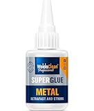 Sekundenkleber extra stark für Metall 25g - wasserfest, hitzebeständig & mit Nadel Verschluss
