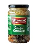 DIAMOND China Gemüse, chinesisches Mischgemüse für asiatische Wok Gerichten - 6 x 330 g