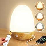 OYADISIIOP Tageslichtlampe, 15000 LUX Lichttherapielampe mit Fernsteuerung, Tageslichtlampen mit Einstellbaren Lichtfarben, Helligkeiten und Timer, LED Simulation von Tageslicht(Helle Holzmaserung)