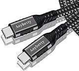 Aoybevty USB 4 Kabel 1.5M USB C auf USB C 8K Videokabel 40Gbps Datenübertragung und 240W Schnellladung für Thunderbolt 3/4 MacBook Pro iPad und USB Type-C Laptop Display Monitor