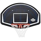 Lifetime Basketballkorb für Kinder & Erwachsene | Backboard Colorado in Schwarz & Blau | Basketball Ring inklusive Netz für In- & Outdoor