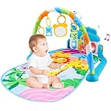 Baby Spieldecke Krabbeldecke Baby Gym, Spieldecke Für Babys Mit Weichem Spielbogen, Krabbeldecke Mit Musik Und Lic-htern, Frühe Sensorische Erkundung, Spielmatte Mit Weichem Spielbogen