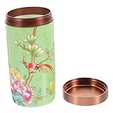 HOLIDYOYO Emaille Mini Teedose Praktische Teedose Zur Aufbewahrung Luftdichter Teebehälter Ideal Für Lose Teeblätter Und Teebeutel 100 Ml