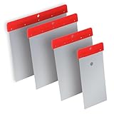 HELPMATE - Malerspachtel aus Edelstahl - 4-teiliger...