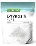 L-Tyrosin - 500 g reines Pulver - keine Zusätze - 333 Portionen - Reine Aminosäure aus pflanzlicher Fermentation - Laborgeprüft - Vegan