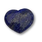 Lapislazuli Herz | Echte Edelstein Herz | Mineral Lapis-Lazuli Stein Handschmeichler (G-49)