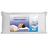 Mediflow Wasserkissen - Elite Collection Memory Foam Kissen Orthopädisches Kissen zur Linderung von Nackenschmerzen Verstellbares Wasserkissen zum Schlafen (40 x 80 cm)