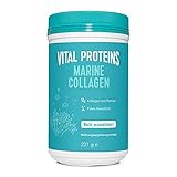 VITAL PROTEINS Marine Collagen Pulver | Kollagen-Hydrolysat aus Fischkollagen | Pescetarier-freundliches Kollagenpräparat | einfache Zubereitung, löslich in warmen oder kalten Lebensmitteln | 221g