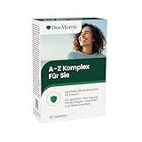 DocMorris A-Z Komplex Für Sie – 30 Kapseln – Multivitamin für Frauen mit 14 Vitaminen & Spurenelementen – Laktosefrei, glutenfrei & ohne Zusatzstoffe