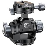 BF BAFANG Getriebeneiger mit Drehknöpfen,Getriebeneiger mit Schnellwechselplatte für DSLR,Camcorder,Stativ,Einbeinstativ,Maximale Belastung 10kg