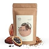 BIO Kakao Pulver 1000 g, Criollo Kakao stark entölt (11% Fett), Bio Kakaopulver ohne Zucker, Mischung aus südamerikanischen Criollo Bohnen, vegan, laktose- & glutenfrei, ohne Zusätze, BIONUTRA®