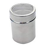Edelstahl Schokolade Kakao Streuer Puderzucker Pulver Sprinkler Kaffee Sieb