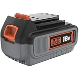 BLACK+DECKER Akku für Gartengeräte und Elektrowerkzeuge - 18 V/4,0Ah Li-Ion für alle 18 V/F5 Gartengeräte und Elektrowerkzeuge, BL4018