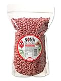 NONA Die rote Nuss - 1200g - geröstete dragierte Erdnüsse mit rotem Zuckerüberzug - Partysnack - Süße Nüsse - Die roten Erdnüsse - Deutsche Produktion