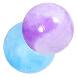BESTonZON 2 Sätze Marmor Elastic Ball federnd Erwachsene Übung Fitnessstudio groß aufblasbarer Ball Yogaball zum Trainieren aufblasbare Sportbälle Pilatesbälle marmorierte Hüpfbälle PVC