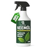 REINTHAL Neemöl Spray 1000 ml – Natürliche Pflanzenpflege, Sprühfertig auch bei Belastungen durch Blattläuse, Spinnmilben, Thripse und mehr – Niemöl mit Emulgator für Pflanzen, Nachfüllbar