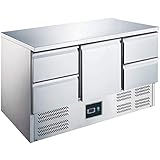 ZORRO Kühltisch ZS 903 4D | 1 Tür / 4 Schubladen | 1365x700mm | 1/1 GN