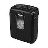 Fellowes Aktenvernichter 8 Blatt Partikelschnitt (P4), Papierschredder für Zuhause, Powershred 8Cd, CD Schredder mit 14L Papierkorb und Sicherheitssperre, Cross-Cut, schreddert auch Kreditkarten