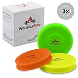 3er Set Mini Frisbee - Die kleine Frisbee fliegt über 60...