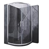 SONNI Viertelkreis Duschkabine Runddusche 90x90 eckeinstieg...