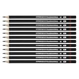 SatcOp Vorgespitztes Bleistiftset, Doppelseitige, Radierbare Bleistifte, Lichtbeständig, Vielseitig Zum Schreiben, 12-teilig (8B-2H Skizzierstifte)