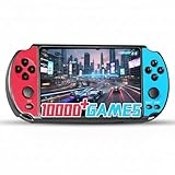 Mldnld Retro-Konsole Über 10.000 vorinstallierte Spiele, Handheld-Spielkonsole 5,1-Zoll-HD-Display, über 10 Emulatoren und 5 Stunden Akkulaufzeit