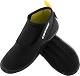 CRESSI Aquatrek Boots Black S (EU 38/39) - Bequemer Wasserschuh für den Einsatz im Meer, Schwarz, S-EU 38//39, Erwachsene