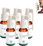 Lungenreinigungsspray, Lung Cleansing Spray, Kräuterlungenreinigungs und Reparaturspray, Lungenreinigung Spray, starke Lungenunterstützung und Reinigung,für Den Täglichen Gebrauch (5 Flasche)