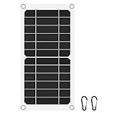 Jadeshay Tragbares Solarladegerät, 5V USB-Ausgang Solarpanel-Ladegerät Handy-Ladegerät for Outdoor-Camping, Wandern (Size : 20W)