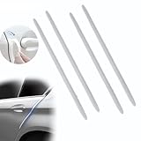 WHLYQF 4 Stück Autotür Kantenschutz Für Toyota Previa/Prado/Zelas/Hilux/Crown, 40CM Türkantenschutz Auto Gummi, Antikollisionsschutzstreifen, C-Transparent