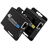 VEDINDUST HDMI Extender 4K30HZ 131FT/40M HDMI Over Ethernet HDMI RJ45 HDMI Ethernet über Cat5e/Cat6 Kabel Übertragung HDMI Transmitter Repeater Unterstützt 4k 1080P 3D POC EDID