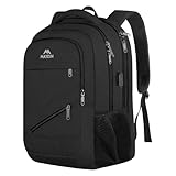 MATEIN laptop rucksack 17 Zoll, Schwarz