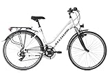 KS Cycling Trekkingrad Damen Alu-Rahmen 28'' Metropolis weiß RH 48 cm Flachlenker