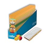 Sesamstrasse Bio Fruchtriegel Bert, mit Hafer, Apfel & Mango, 25er Pack (25 Stück x 25g), Großpackung auf Getreide Basis, Früchteriegel für Kinder ab 3 Jahren, bio, vegan
