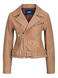 JJXX Women's JXHOLLY Leather Biker JKT NOOS Bikerjacke, Incense, S