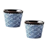 Zerodeko 2St Japanische Teetasse japanischer teekessel japanischer Weinbecher Getränke Geschenke japanischer Sake-Becher Sake Servierbecher Glasiert Tee Set Trinkutensilien einstellen