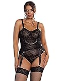 comeondear Damen Body mit Strapgürtel Sexy Desssous Set...