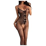 Outfit Damen, Damen Dessous-Sets Wetlook Cosplay Bodystocking Festival Unterwäsche Femboy Kleidung Curvy Accessoires Lingerie Babydoll Klamotten Frauen Outfits Gothic Netzstrumpfhose