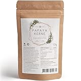 Papaya Kerne von Nordic Pure 125g | Papaya-Samen in Rohkostqualität | Papaya-Pfeffer ohne Zusatzstoffe - Hoher Papain Gehalt | Papaya-Enzym
