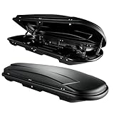 Skibox Ski Gepäckbox Dachbox Auto Dachkoffer - VDP Xtreme 500 - Volumen 500 Liter - Außenmaße: 225x83x39cm (LxBxH) - Ski und Snowboardbox - Autokoffer abschließbar