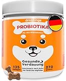 Probiotika Hund mit 135 Verdauungssnacks Natürliches Supplement für Durchfall und Magen Darmflora