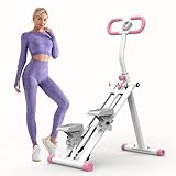 SAVEYOUR Stair Stepper Pro 2025, Treppenmeister für Zuhause mit 3 Stufen Widerstand, Foldbares Vertical Climber Maschine, Leises Cardio Fitnessgerät mit LCD-Display für Home Büro Workout-Weiß