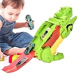 Dinosaurier-Fahrzeugträger, Spielzeug-Transportwagen, Dinosaurier-Transportwagen-Set | Raupen-Transporter für Kinder mit 6 D-Fahrzeugen