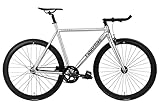 FabricBike Light - Fixed Gear Fahrrad, Single Speed Fixie Starre Nabe, Aluminium Rahmen und Gabel, Räder 28', 4 Farben, 3 Größen, 9.45 kg (Größe M) (M-54cm, Light Polished)