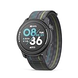 COROS PACE 3 Sportuhr GPS, leicht und komfortabel, 17 Tage Batterielaufzeit, Dual-Frequency GPS, Herzfrequenz, Navigation, Schlaftracking, Laufen, Radfahren und Skifahren (Schwarz Nylon)