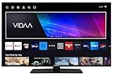 TELEFUNKEN Fernseher 43 Zoll Smart TV VIDAA XU43VP750M - 4K Fernseher UHD, HDR TV mit Dolby Vision, Triple-Tuner und 6 Monate HD+ inkl., LED TV schwarz