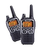 Midland XT70 Funkgerät, Dualband Walkie Talkie, professionelles Funkgerät mit 69 LPD und 24 PMR446 Kanälen, Schnellladung, 12 km Reichweite, 38 Töne, 83 Codes, Farbe Grau, Set mit 2 Funkgeräten, C1180