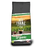 Der-Franz Espresso Bio Kaffee, ganze Bohne, 1000 g