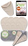Slipeinlagen waschbar bio Baumwolle TANGA; 7-Pack (Größe S) STRING Waschbare Slipeinlagen dünn MADE IN EU; wiederverwendbare Stoff Slipeinlagen; Washable Panty Liners für Ausfluss; NICHT bei Periode